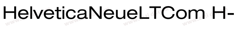HelveticaNeueLTCom H字体转换